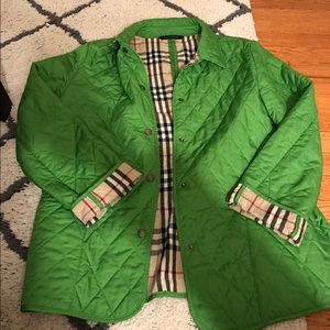 Quilted Burberry coat